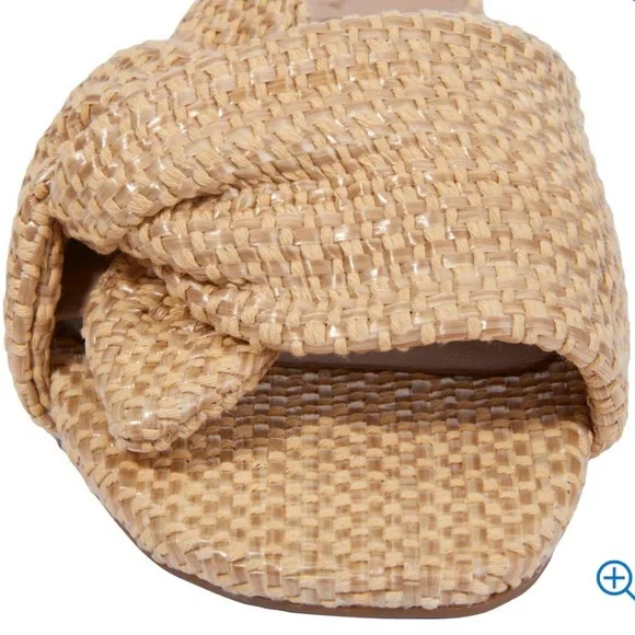 Katy Perry Collections Tan Woven Bow Sandals - Picture 3 of 8